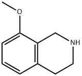 1,2,3,4-四氢-8-甲氧基异喹啉, 34146-68-4, 结构式