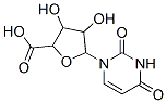 5-(2,4-dioxopyrimidin-1-yl)-3,4-dihydroxy-oxolane-2-carboxylic acid Struktur