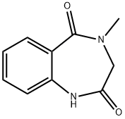 4-甲基-3,4-二氢-1H-1,4-苯并二氮杂卓E-2,5-二酮 结构式