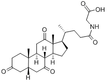 GLYCODEHYDROCHOLIC ACID Struktur