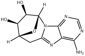 5'-DEOXY-8,5'-CYCLOADENOSINE Struktur