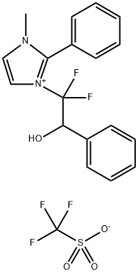 341529-22-4 1-(1,1-DIFLUORO-2-HYDROXY-2-PHENYL-ETHYL)-2-PHENYL-3-METHYL-IMIDAZOLIUM TRIFLATE