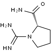 2-Pyrrolidinecarboxamide,1-(aminoiminomethyl)-,(2S)-(9CI) Structure