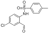 N-(4-CHLORO-2-FORMYLPHENYL)-4-METHYLBENZENESULFONAMIDE Struktur