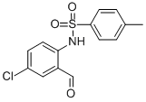 N-(4-CHLORO-2-FORMYLPHENYL)-4-METHYLBENZENESULFONAMIDE 结构式
