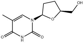 2',3'-Dideoxythymidine Structure