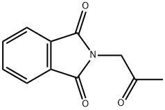 N-丙酮基邻苯二甲酰亚胺,3416-57-7,结构式