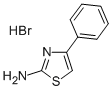 4-フェニルチアゾール-2-アミン·臭化水素酸塩 化学構造式