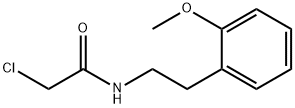 2-CHLORO-N-[2-(2-METHOXYPHENYL)ETHYL]ACETAMIDE Struktur