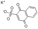 1,4-NAPHTHOQUINONE-2-SULFONIC ACID, K Struktur