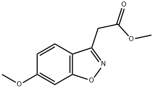 METHYL 2-(6-METHOXYBENZO[D]ISOXAZOL-3-YL)ACETATE,34173-01-8,结构式