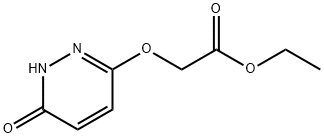 Acetic acid, [(1,6-dihydro-6-oxo-3-pyridazinyl)oxy]-, ethyl ester Structure