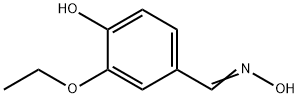 3-エトキシ-4-ヒドロキシベンズアルデヒドオキシム 化学構造式