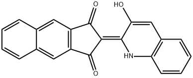 2-(3-Hydroxyquinolin-2-yl)-cyclopentabnaphthalene-1,3-dione Structure