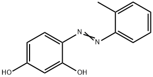 4-(o-tolylazo)resorcinol Structure