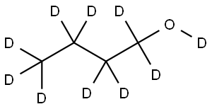 氘代丁醇, 34193-38-9, 结构式