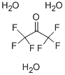 Hexafluoroacetone trihydrate Structure