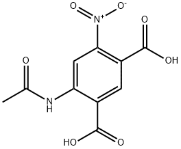 4-(乙酰氨基)-6-硝基-1,3-苯二甲酸, 342045-62-9, 结构式