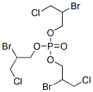 Phosphoric acid tris(2-bromo-3-chloropropyl) ester Structure