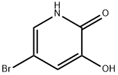 5-ブロモ-2,3-ピリジンジオール 化学構造式