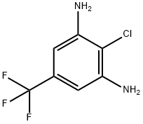 3,5-二氨基-4-氯三氟甲基苯,34207-44-8,结构式