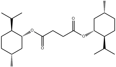 (1R)-(-)-二薄荷基琥珀酸酯 结构式