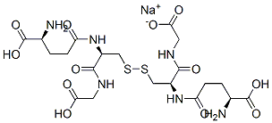 グルタチオンナトリウム 化学構造式