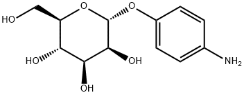4-アミノフェニルα-D-マンノピラノシド 化学構造式