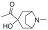 (1R,1β,5β)-3β-アセトキシトロパン 化学構造式