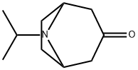 8-イソプロピル-8-アザビシクロ[3.2.1]オクタン-3-オン 化学構造式