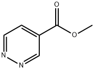 ピリダジン-4-カルボン酸メチル 化学構造式