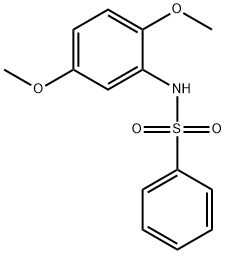 Benzenesulfonamide,N-(2,5-dimethoxyphenyl)- Struktur