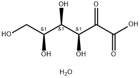 2-ケト-L-グロン酸水和物 化学構造式