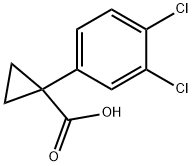 1-(3,4-DICHLOROPHENYL)CYCLOPROPANECARBOXYLIC ACID Struktur