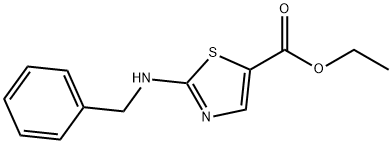 ETHYL 2-(BENZYLAMINO)-1,3-THIAZOLE-5-CARBOXYLATE Structure