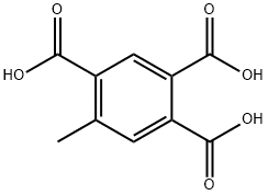 5-メチル-1,2,4-ベンゼントリカルボン酸 化学構造式