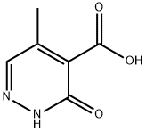 4-Pyridazinecarboxylicacid,2,3-dihydro-5-methyl-3-oxo-(9CI) Structure