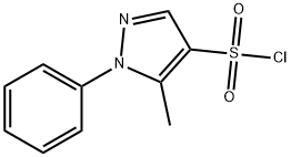 5-METHYL-1-PHENYL-1H-PYRAZOLE-4-SULFONYL CHLORIDE Structure