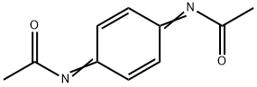 Acetamide,  N,N-2,5-cyclohexadiene-1,4-diylidenebis-  (9CI) Struktur