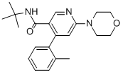 N-TERT-BUTYL-6-MORPHOLIN-4-YL-4-O-TOLYL-NICOTINAMIDE Structure