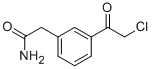 Benzeneacetamide, 3-(chloroacetyl)- (9CI) Structure