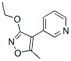 Pyridine, 3-(3-ethoxy-5-methyl-4-isoxazolyl)- (9CI)|