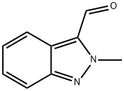 2-メチル-2H-インダゾール-3-カルバルデヒド 化学構造式