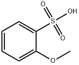 2-甲氧基苯磺酸, 34256-00-3, 结构式