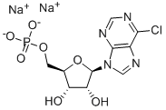 6-CHLOROPURINE RIBOSIDE-5'-O-MONOPHOSPHATE SODIUM SALT Structure