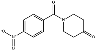 1-(4-NITRO-BENZOYL)-PIPERIDIN-4-ONE 化学構造式