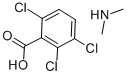 2,3,6-トリクロロ安息香酸・ジメチルアミン 化学構造式