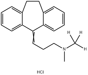 アミトリプチリン-D3塩酸塩(N-メチル-D3) 化学構造式
