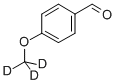 4-METHOXY-D3-BENZALDEHYDE Struktur