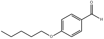 4‐N‐ペンチルオキシベンズアルデヒド‐Α‐D1 化学構造式